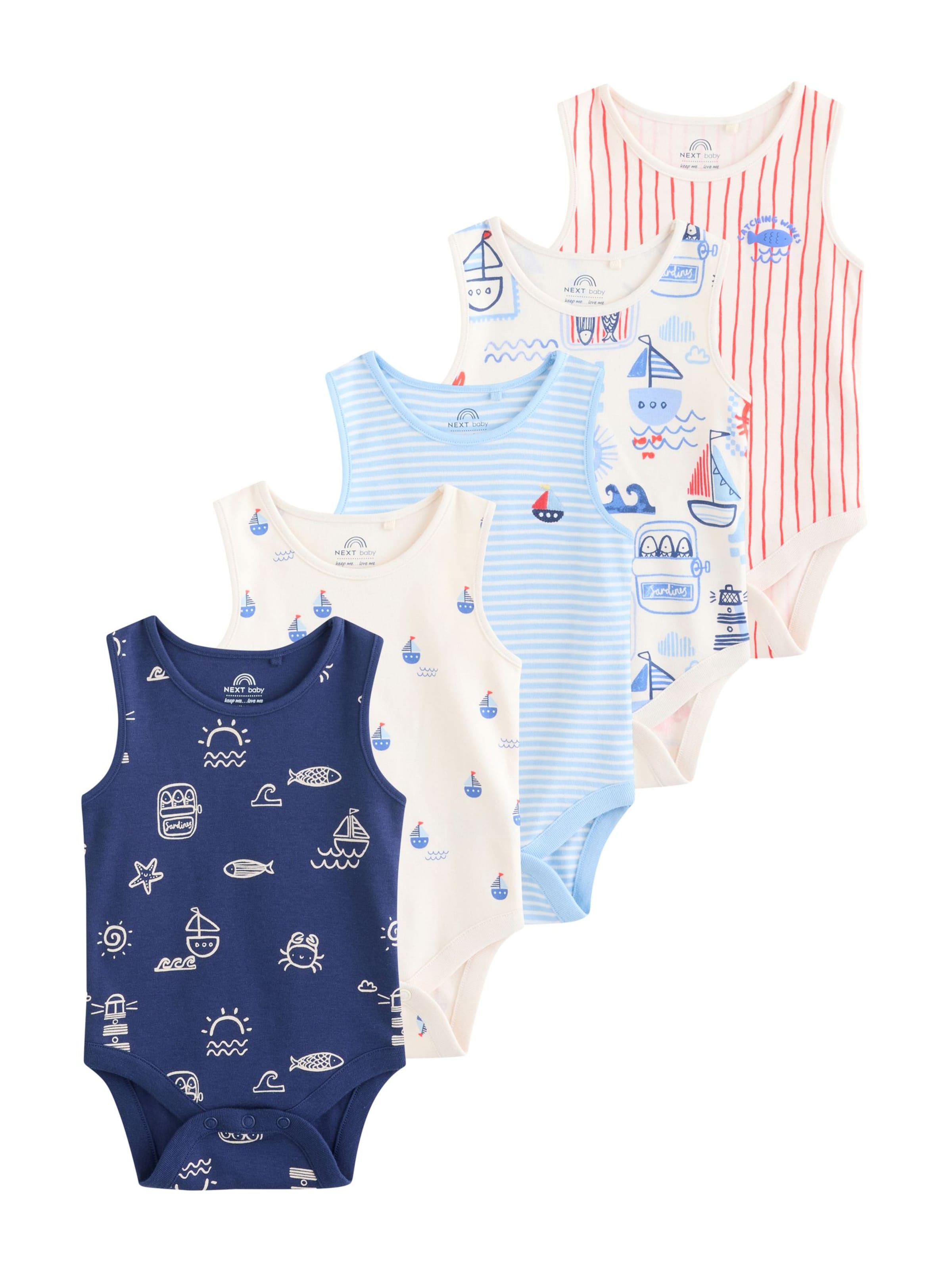 Next Sparkedragt/Body i blå: forside