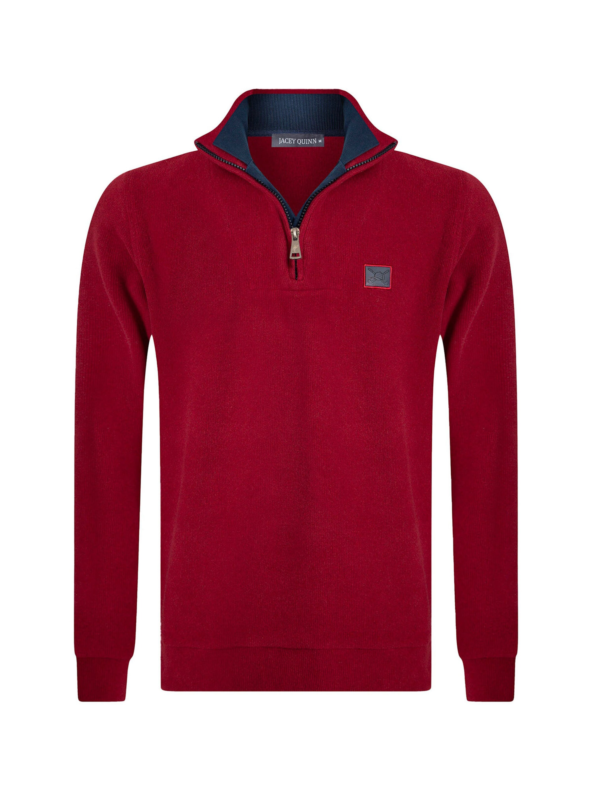 Jacey Quinn Μπλούζα φούτερ σε κόκκινο: μπροστά