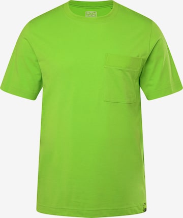 T-Shirt STHUGE en vert : devant