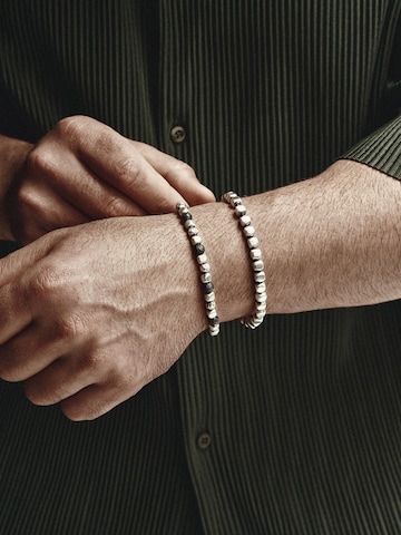 Braccialetto 'CUBE' di REYTEL in argento