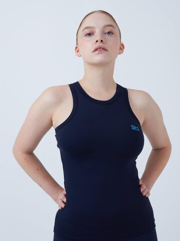 SPORTKIND Sporttop 'Tanktop High Neck'‌‌‌‌‌‌‌‌‌‌ in Blau
