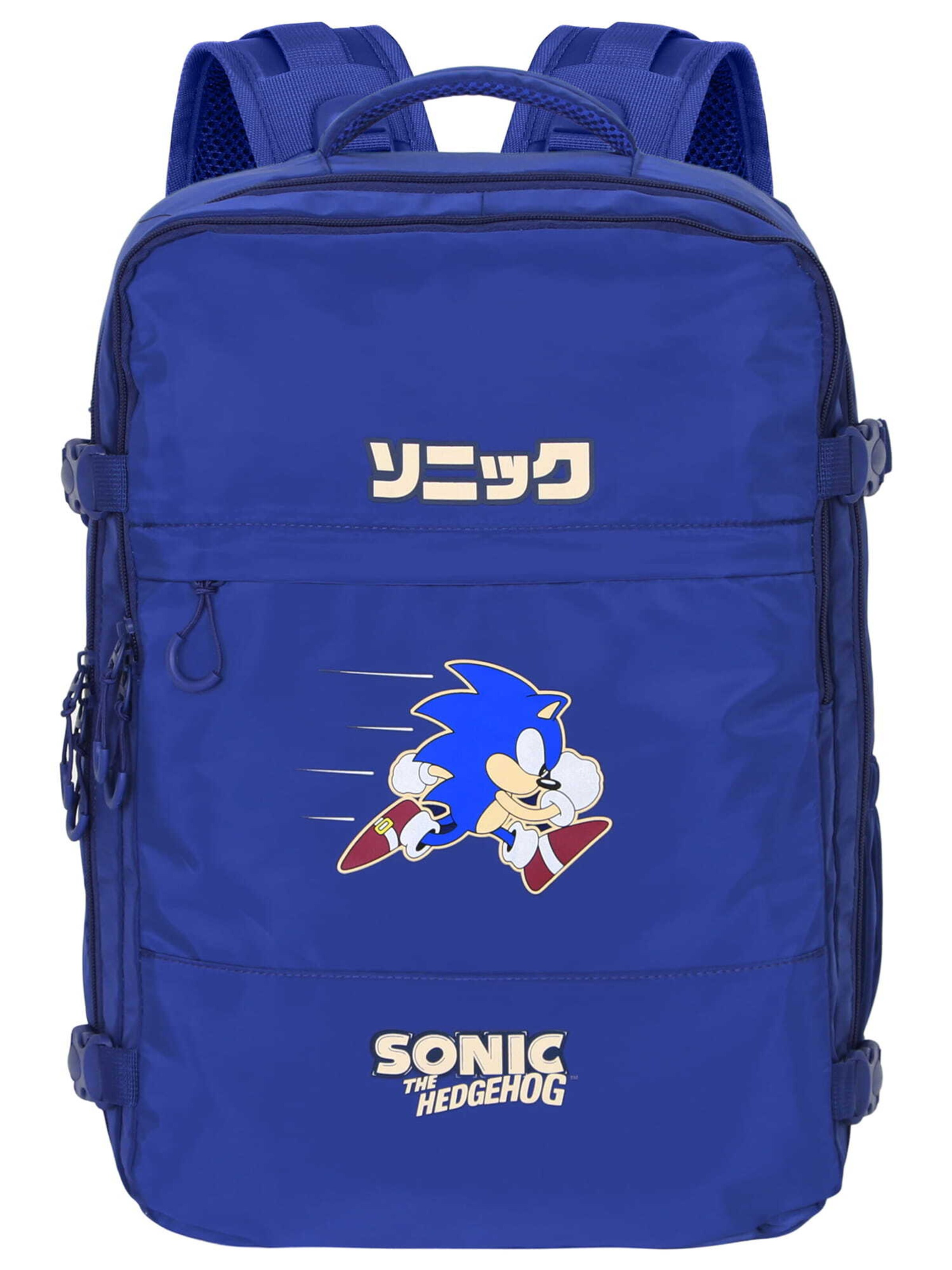 Sega Backpack 'Sonic' in Blue: front