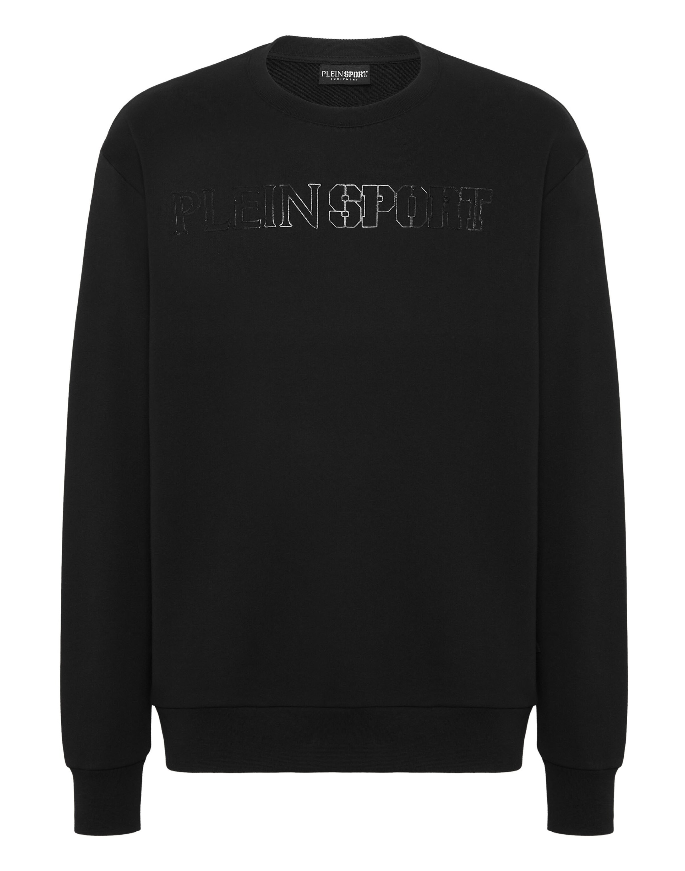 Plein Sport Sweatshirt 'Tiger' in Black: front