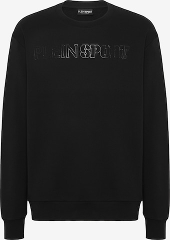 Plein Sport Sweatshirt 'Tiger' in Black: front