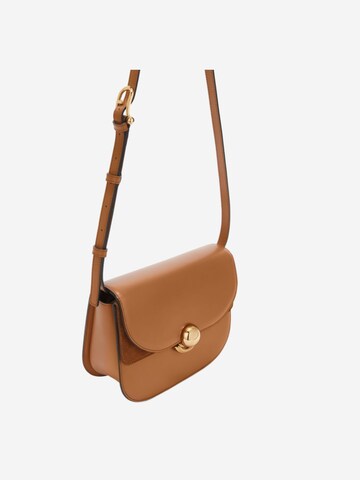 FURLA - Bolso de hombro 'Furla Sac Bandoulière S Sfera Cuir Marron' en marrón