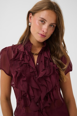 Chemisier 'Lilja' SAINT TROPEZ en rouge