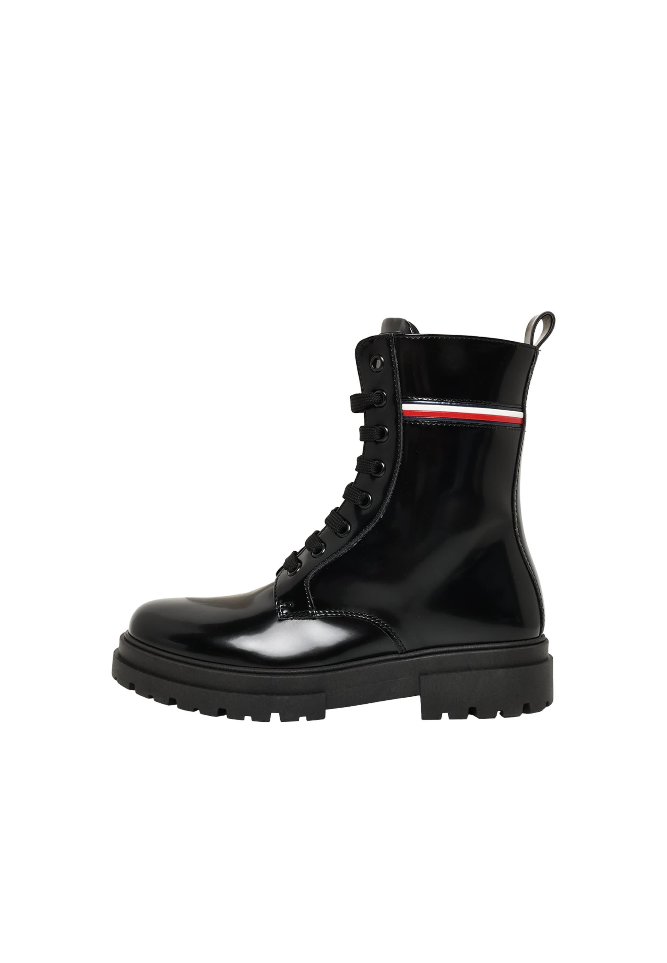 TOMMY HILFIGER Laarzen 'KESSY' in Zwart: voorkant