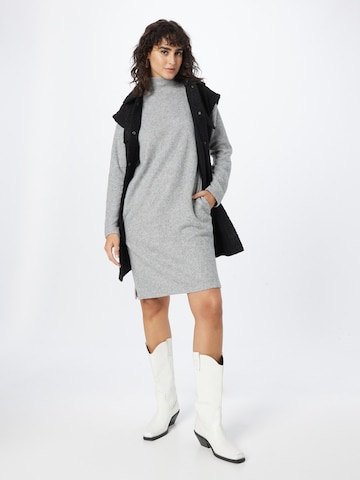 TOM TAILOR Knitted dress in Grey