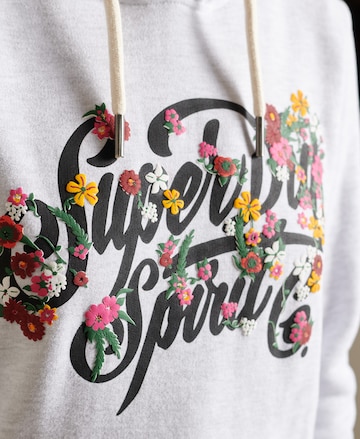 Sweat-shirt Superdry en blanc