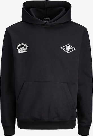 Felpa di JACK & JONES in nero: frontale