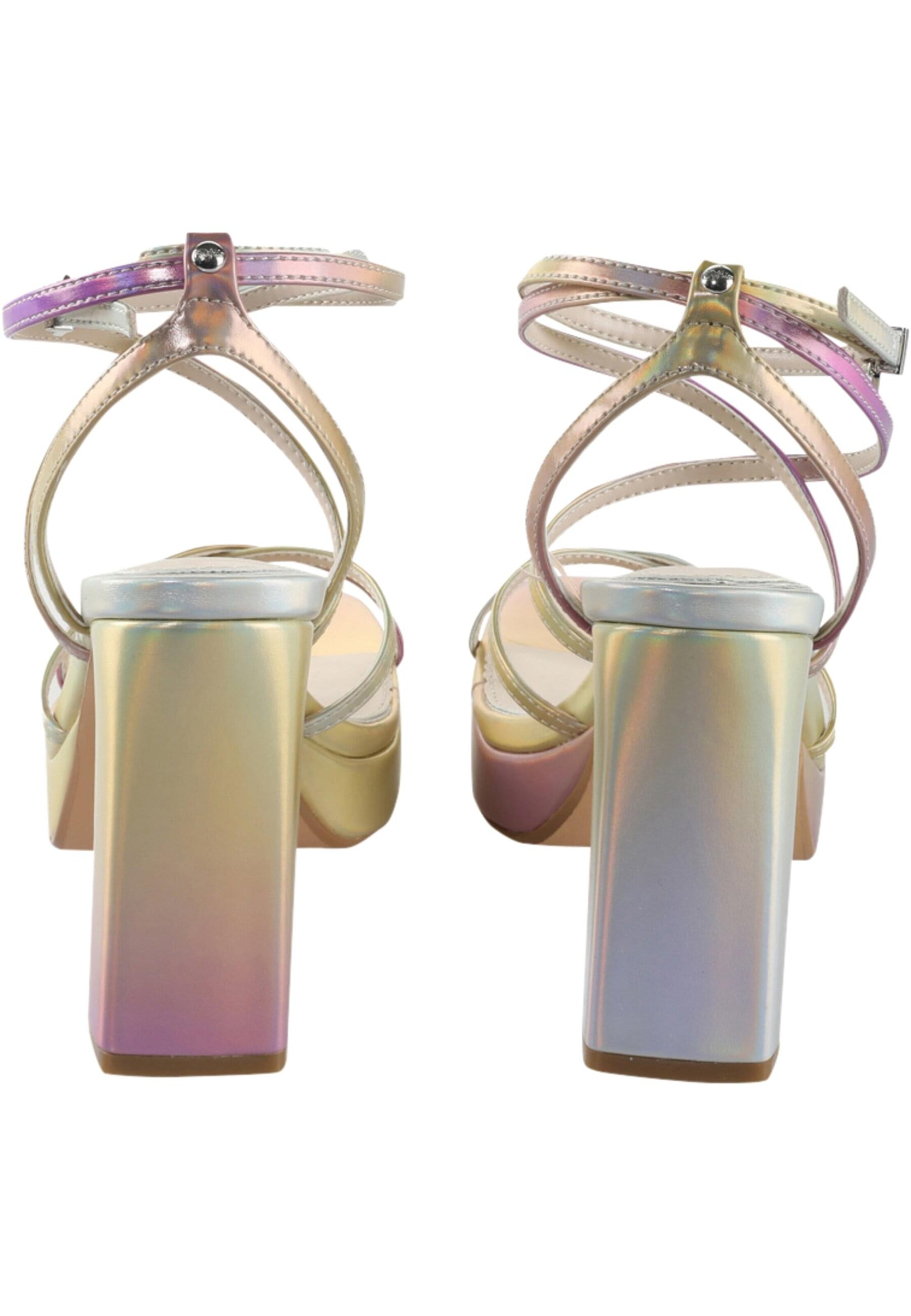 BUFFALO Strap sandal 'June' in Gold