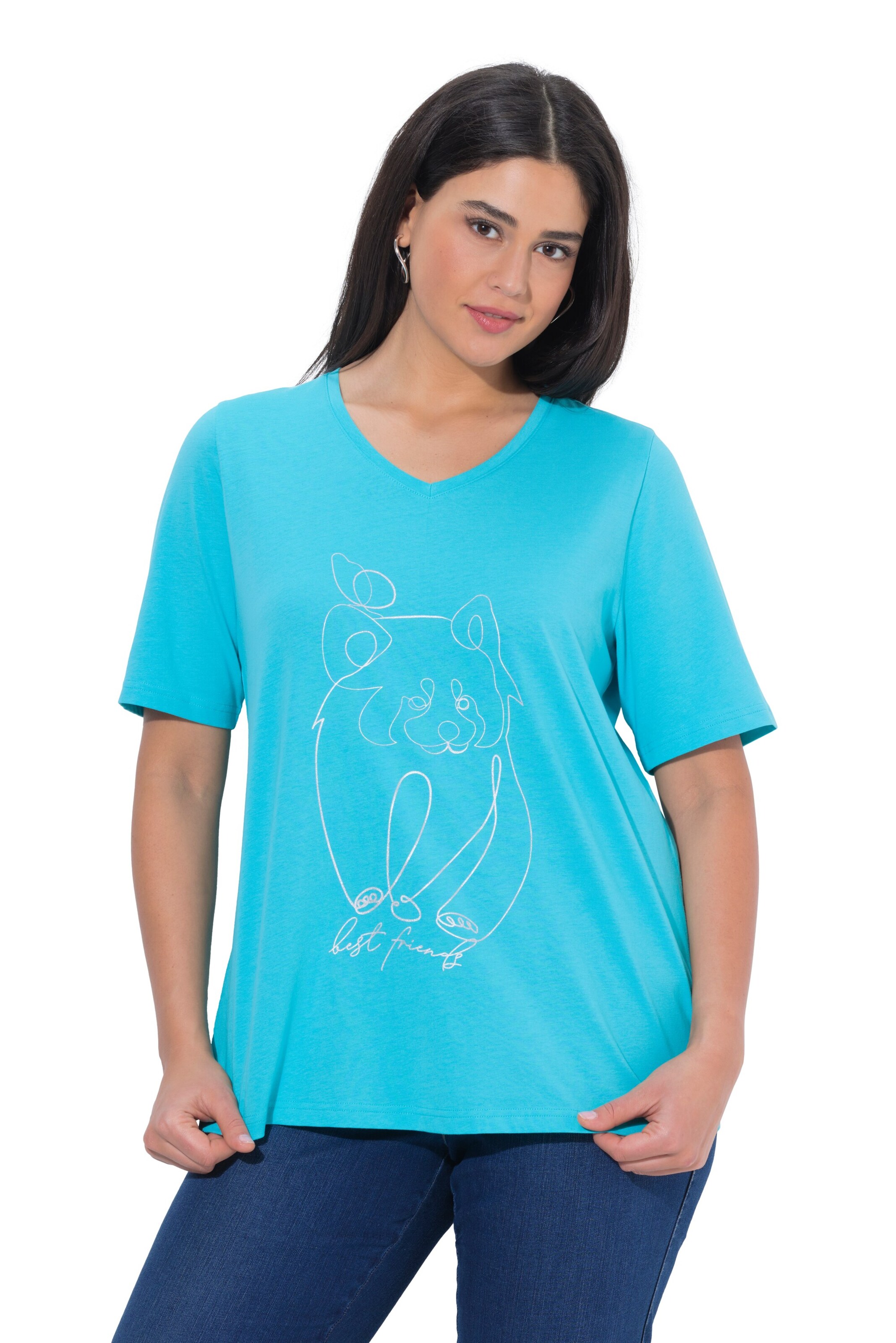 Ulla Popken Shirt in Blue: front