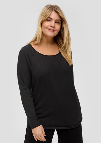 T-shirt s.Oliver Red Label Big & Tall en noir : devant