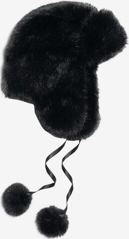 Lipsy Mütze in Schwarz: Vorderseite