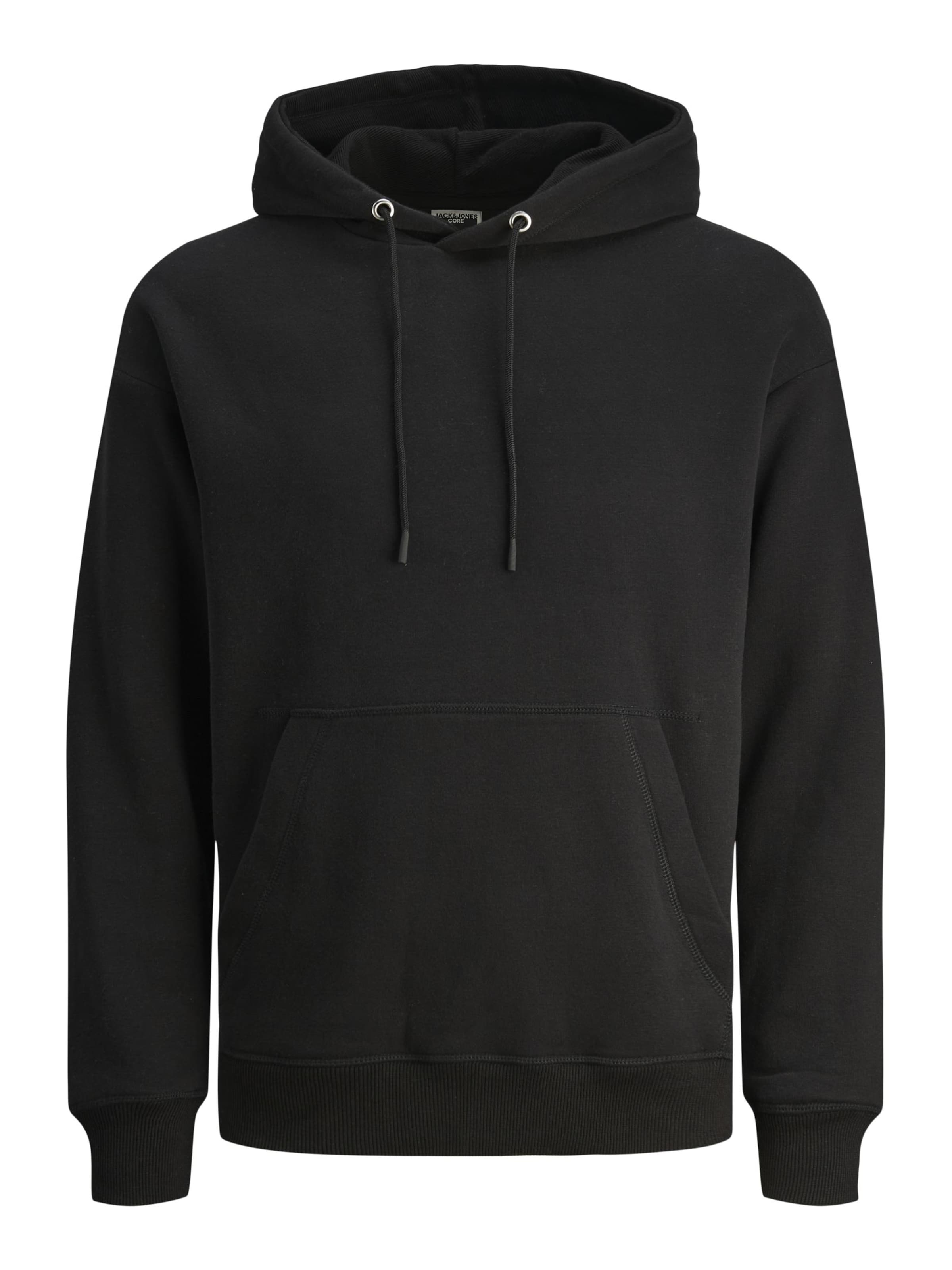 JACK & JONES Sweatshirt 'JJClassic' in Black: front