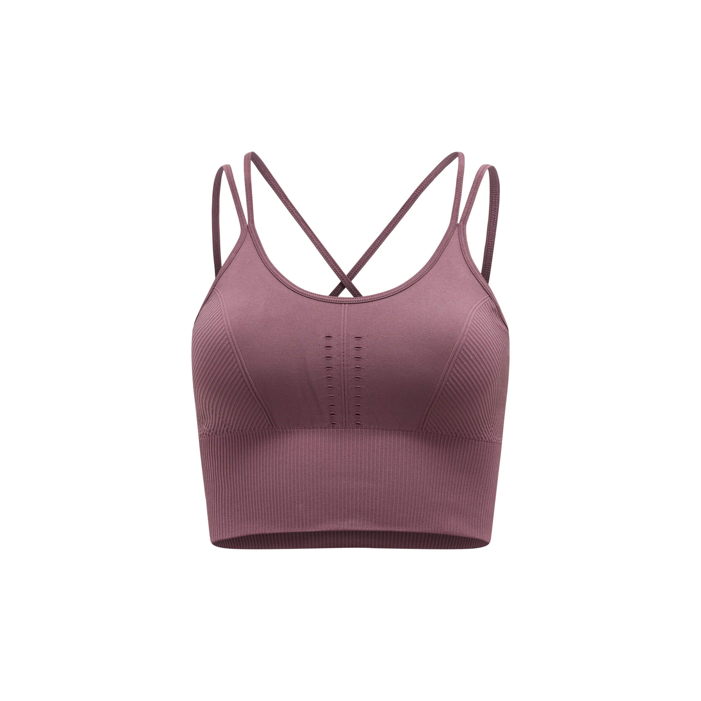 Born Living Yoga Bralette Sports bra 'India' in Purple: front