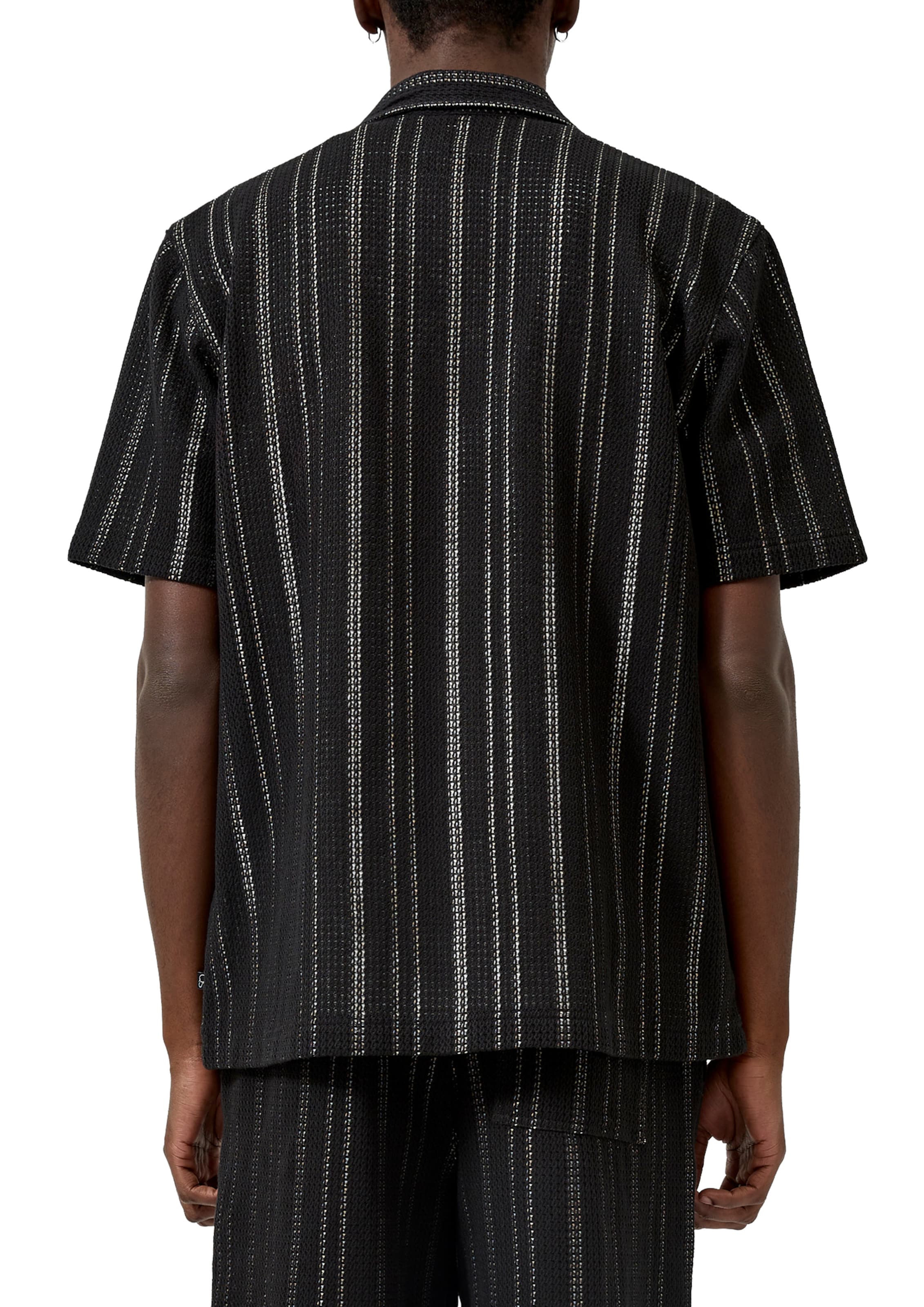 QS Regular Fit Hemd in Schwarz