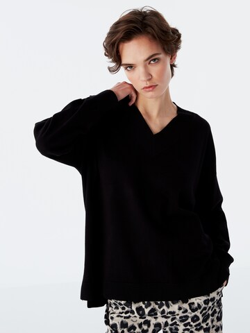 Pull-over Twist en noir : devant