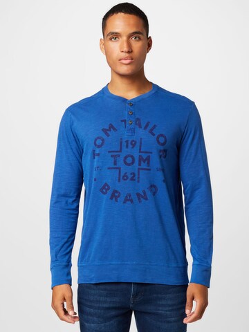 TOM TAILOR - Camiseta en azul: frente