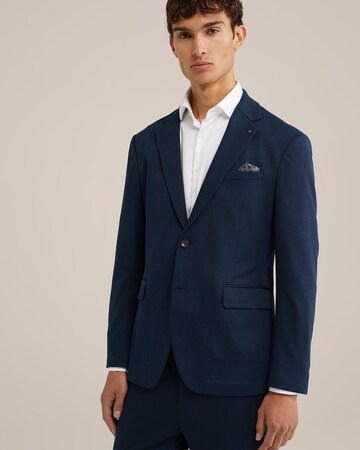 WE Fashion Слим Пиджак в Синий: спереди