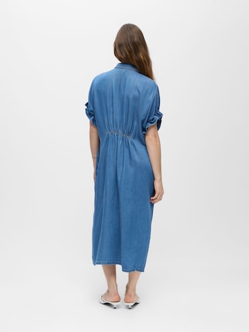 Robe-chemise 'OBJFrame Tiana' OBJECT en bleu