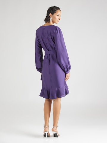 Robe de cocktail SWING en violet