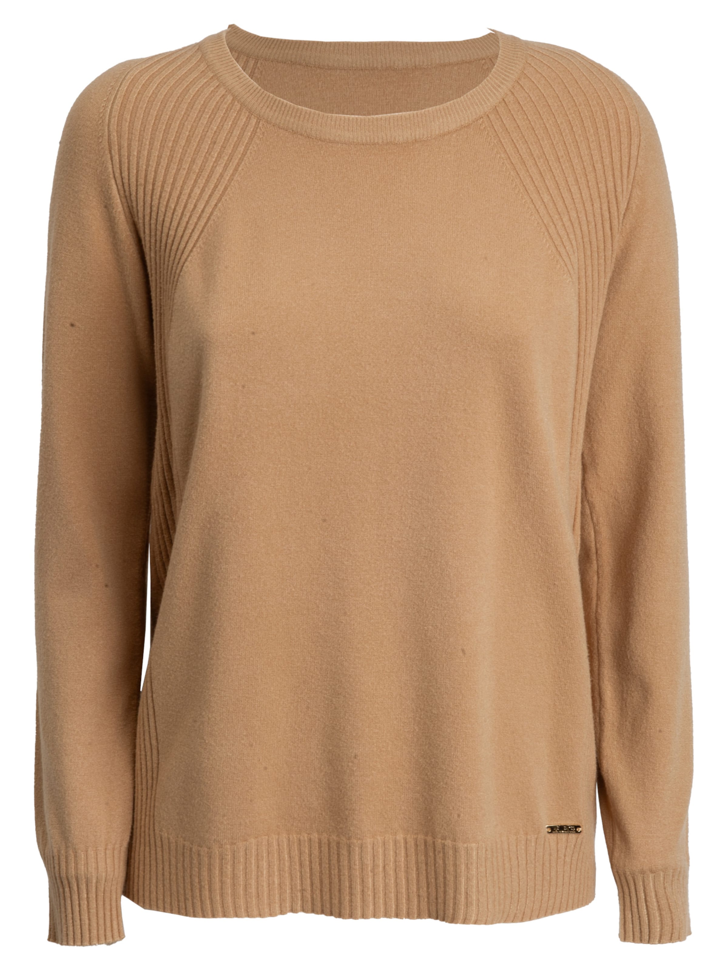 Pullover di Influencer in marrone: frontale
