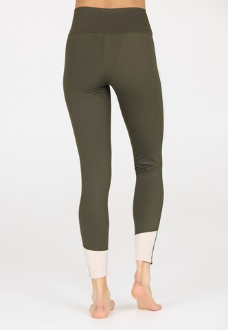 Athlecia Skinny Tights 'Aspasia' in Braun