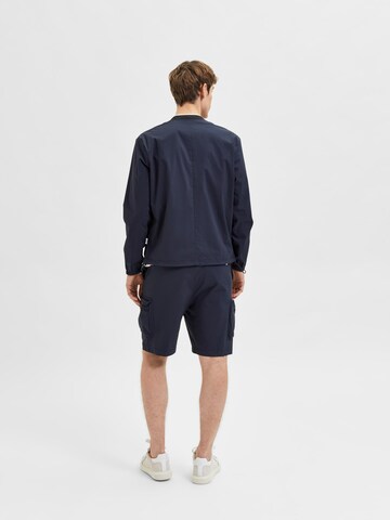 SELECTED HOMME Regular Cargo Pants in Blue