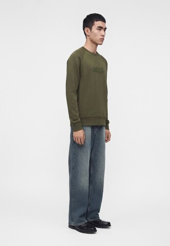 žalia BOSS Megztinis be užsegimo 'Salbo'