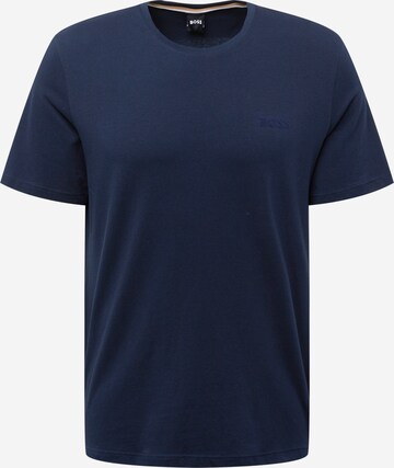 T-Shirt 'Cosy' BOSS en bleu : devant