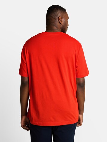 TOM TAILOR Men + T-Shirt in Orange