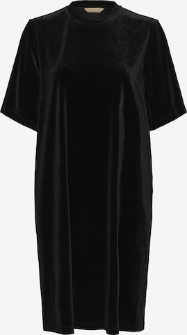 Robe oversize CULTURE en noir : devant