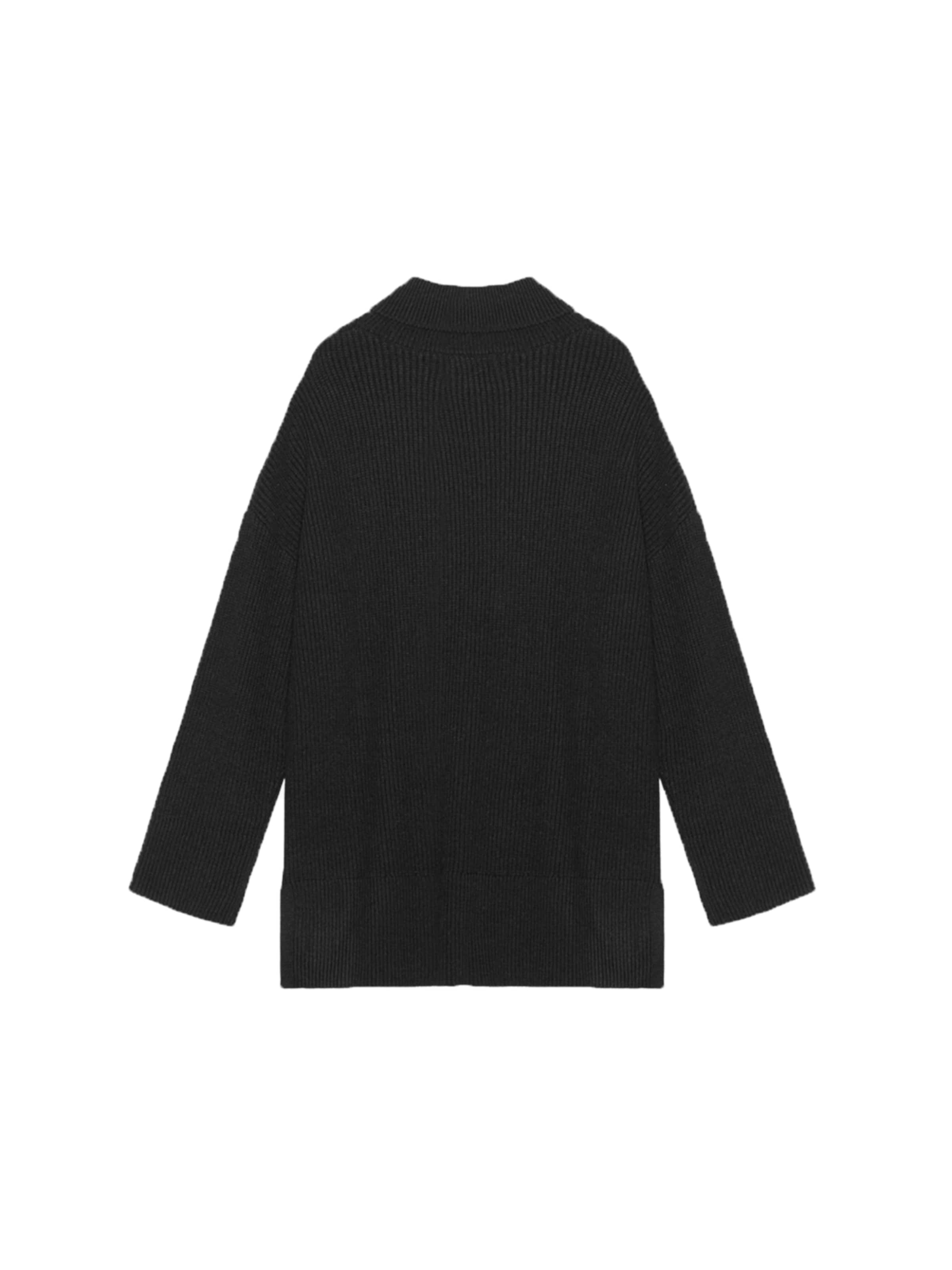 moshi moshi mind Maxi svetr 'Shadow' – černá