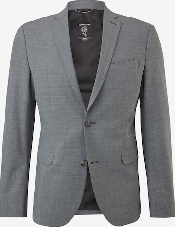 s.Oliver BLACK LABEL Slim Fit Sakko in Grau: predná strana