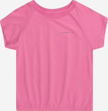 T-Shirt CONVERSE en rose : devant