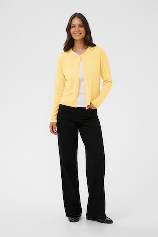 Kaffe Knit Cardigan 'KALizza' in Yellow