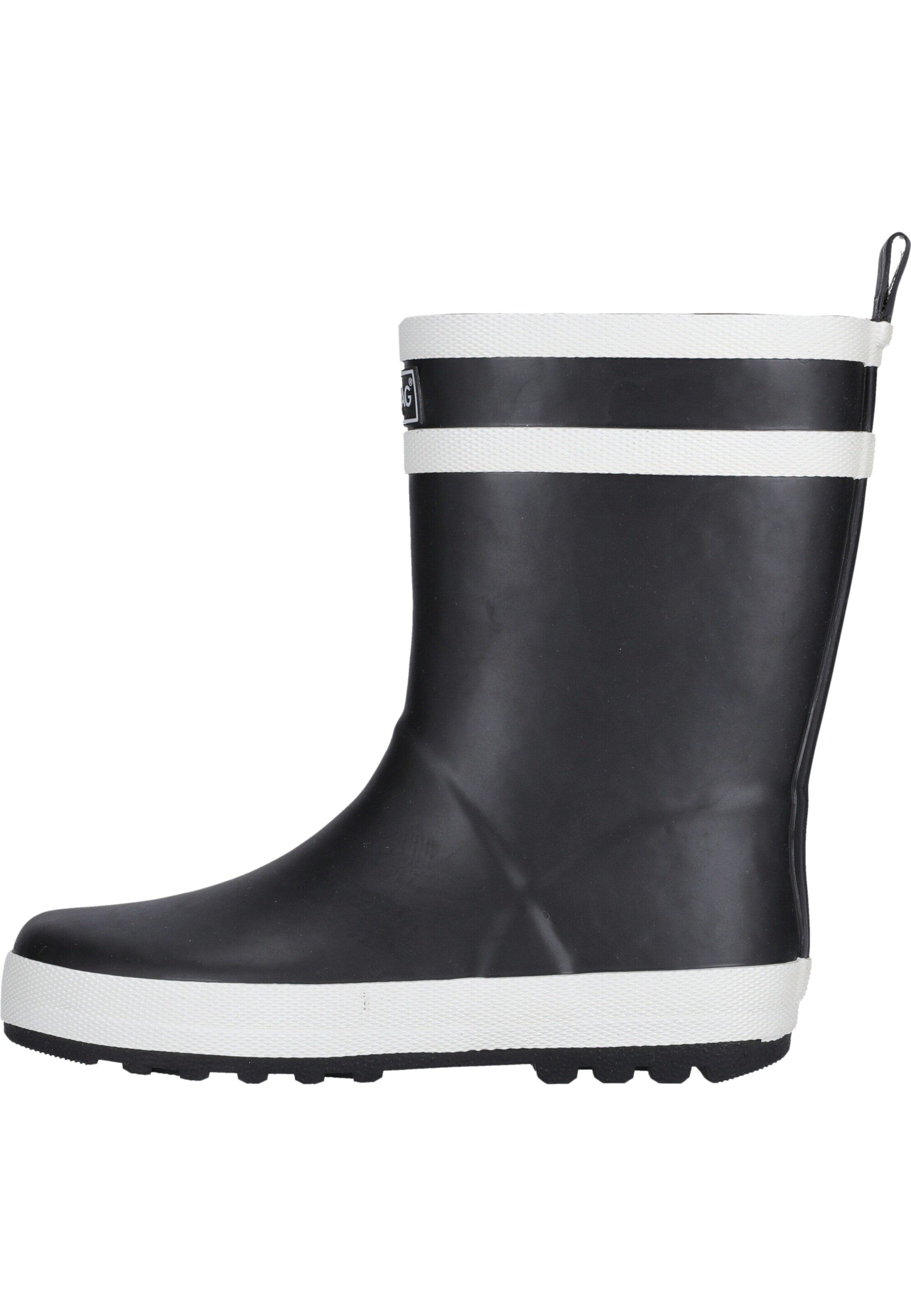 ZigZag Rubber Boots in Black