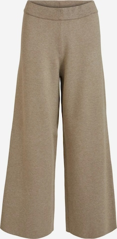 VILA Wide leg Pants 'Cassie' in Beige: front