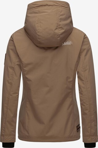 MARIKOO Between-Season Jacket 'Brombeere' in Brown