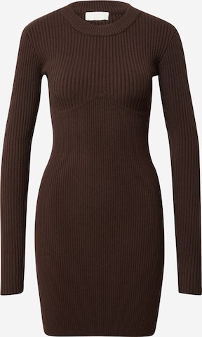 LeGer by Lena Gercke Knitted dress in Brown: front