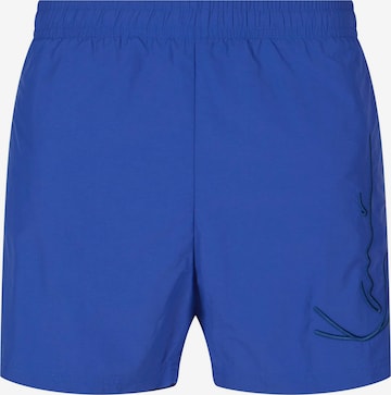 Karl Kani Swim Trunks in Blue: front