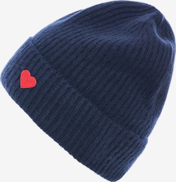 Zwillingsherz Beanie in Blue: front