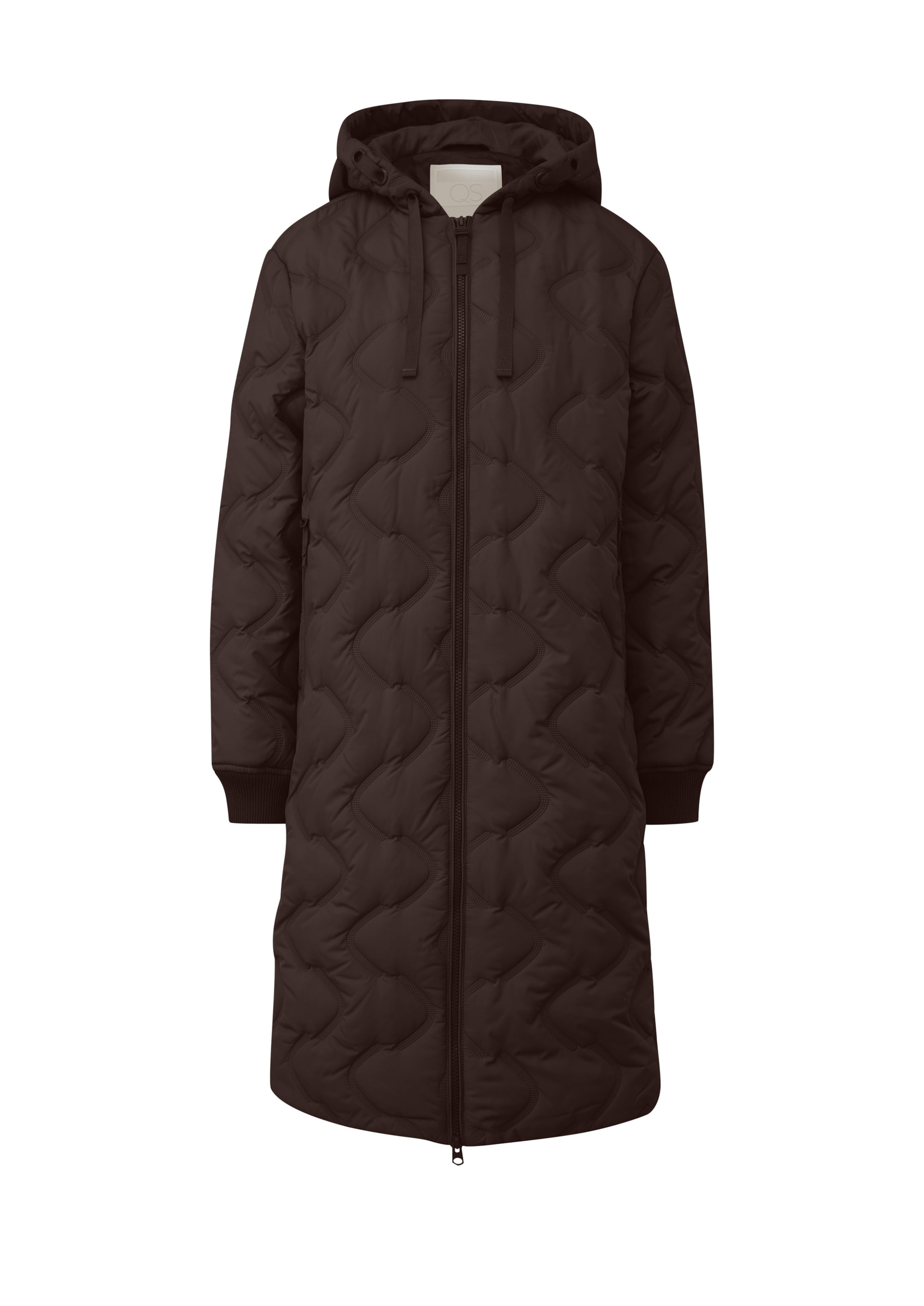 QS Wintermantel in Bruin: voorkant