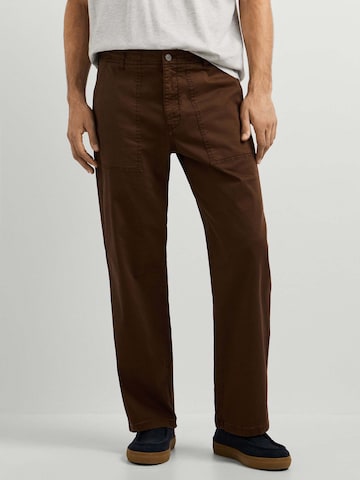 Loosefit Pantaloni chino di Pepe Jeans in marrone: frontale