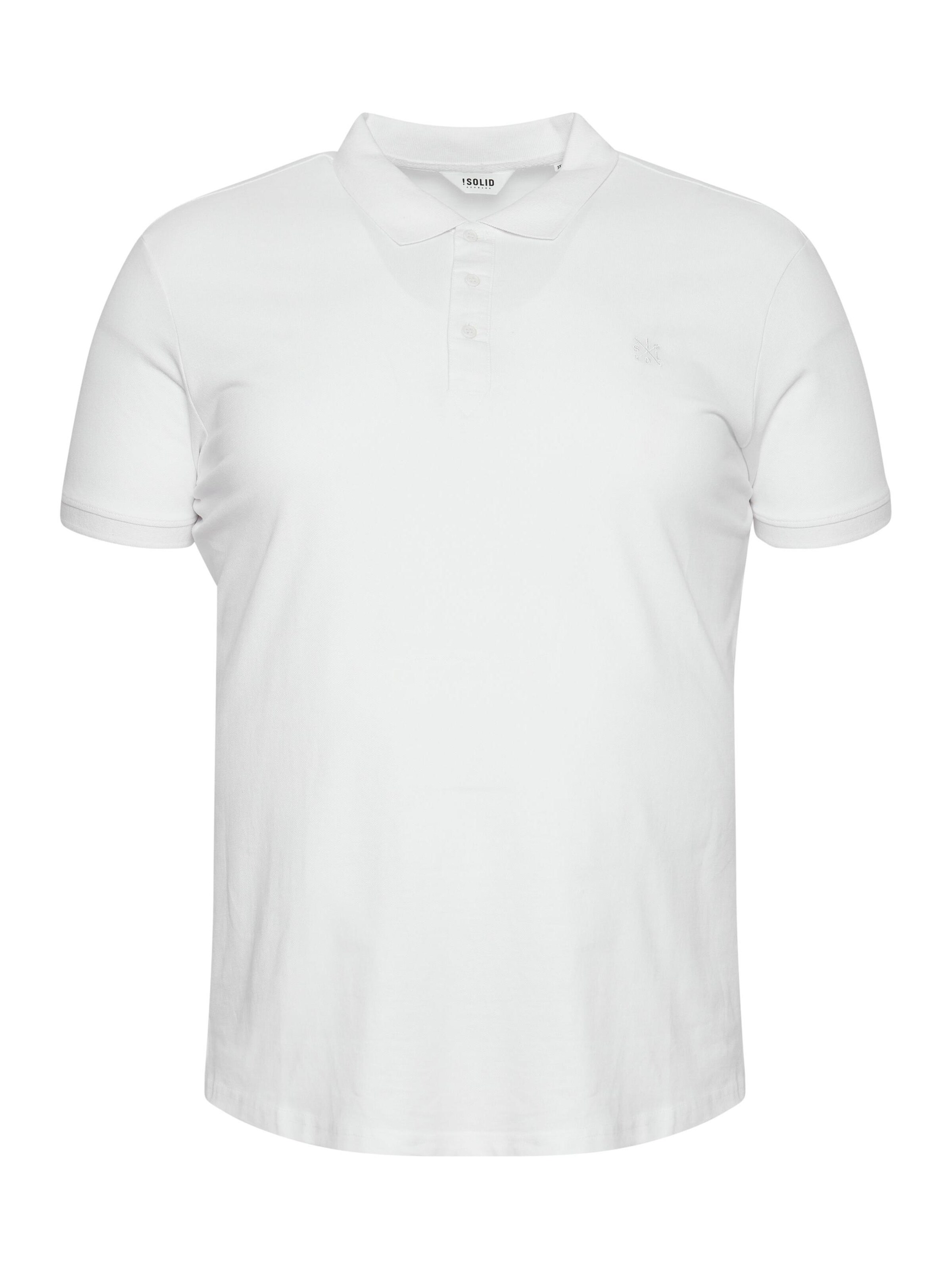 Maglietta 'BANJO' di !Solid in bianco: frontale