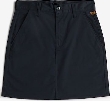 G-STAR Rok 'Chino Skirt' in Blauw: voorkant