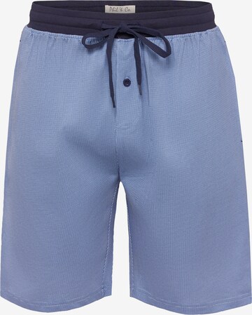 Phil & Co. Berlin Pyjama kort ' Shorty ' in Blauw