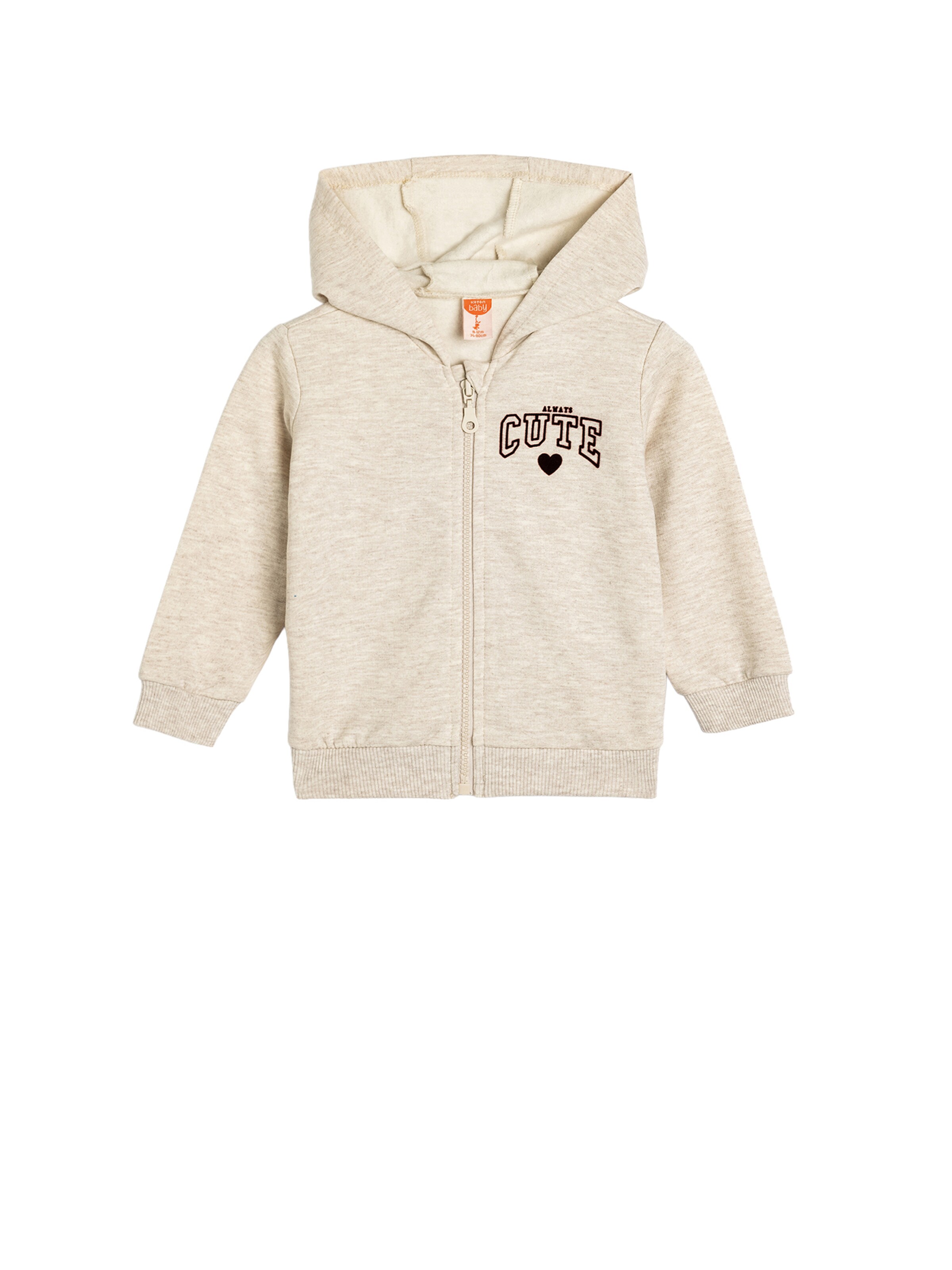 Koton Sweat jacket in Beige: front