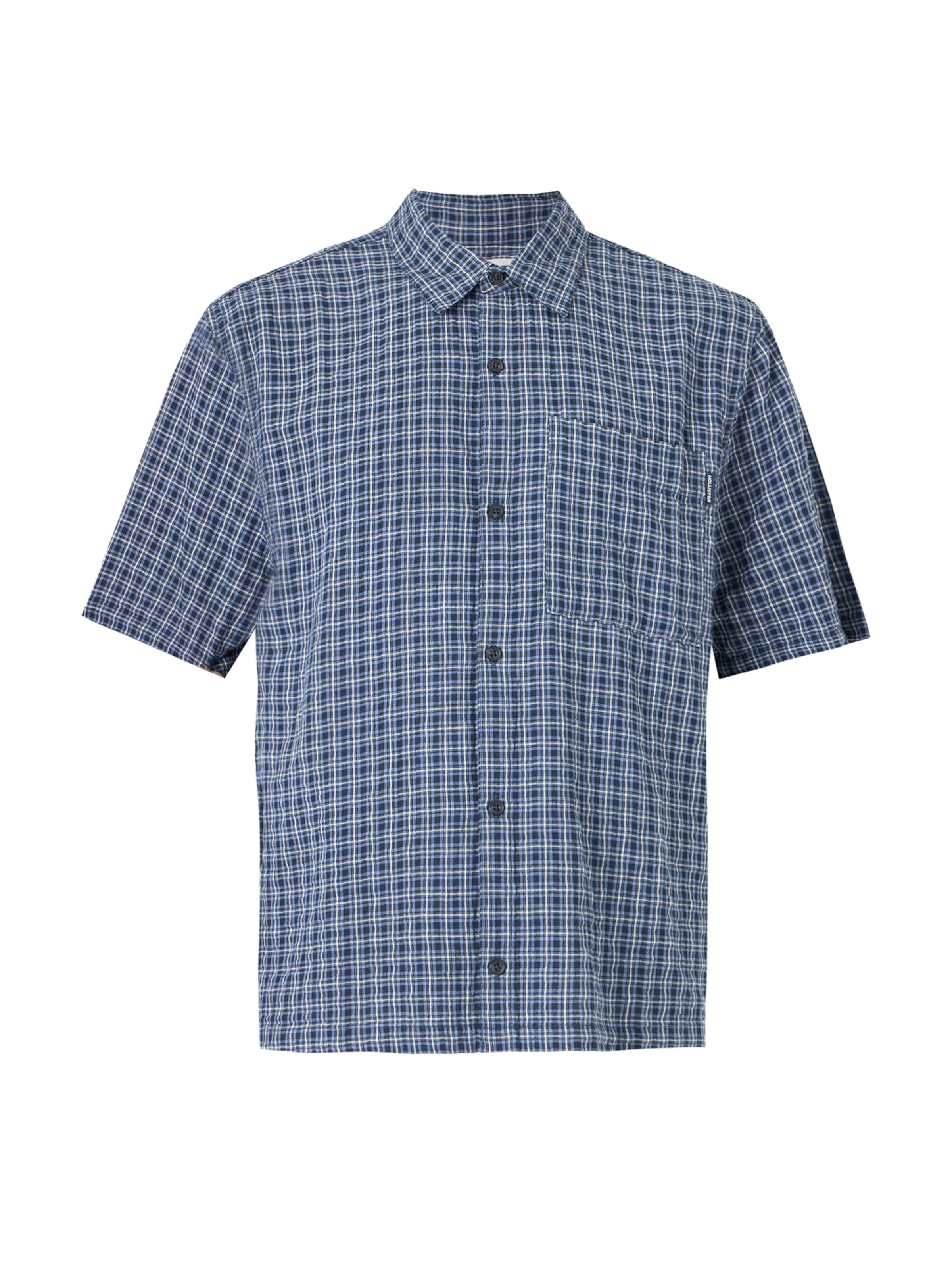 HOLLISTER Klasický střih Košile – modrá: přední strana